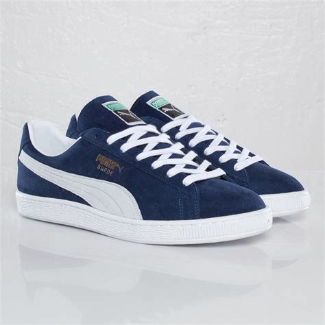 puma suede classic navy blue.